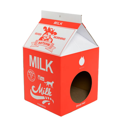 Casa de Caja de Leche para Gatos | Waneka