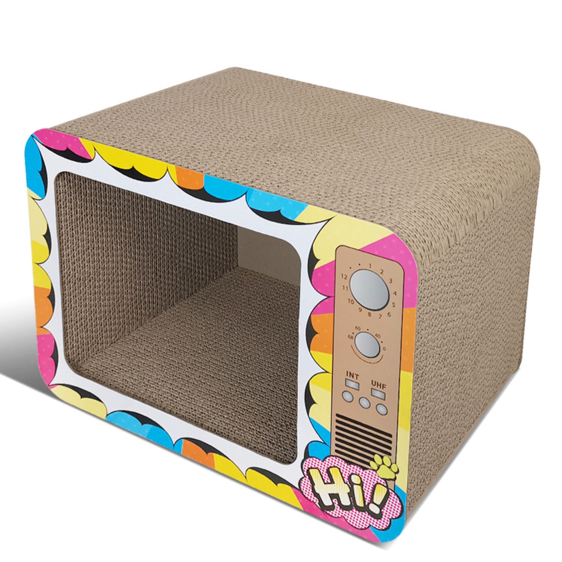 Caja TV Rascador Gatos | Waneka